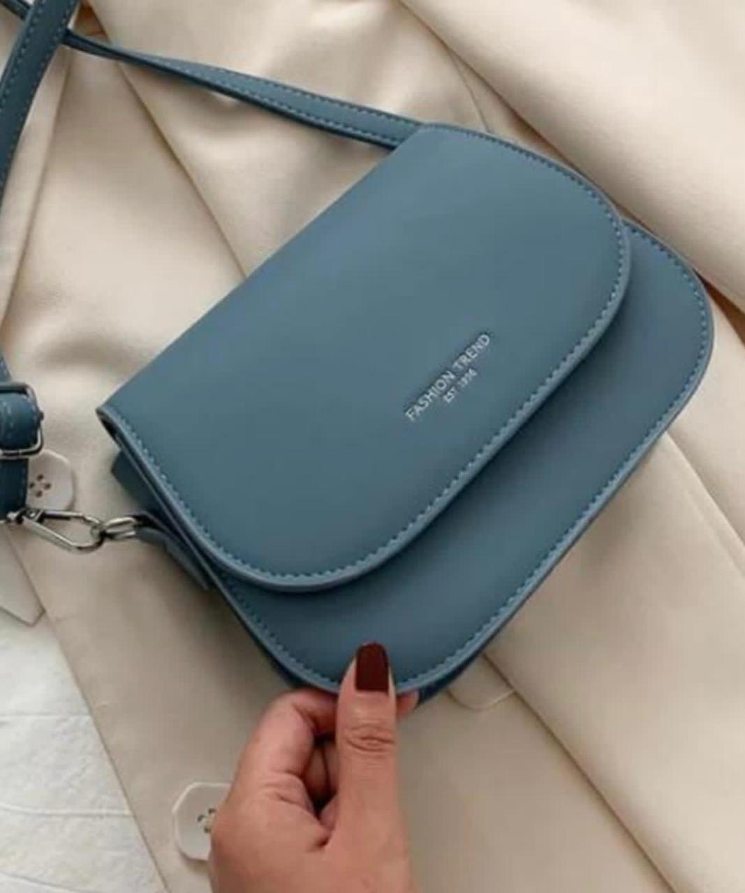 Women's Sling Bag — textured leather crossbody